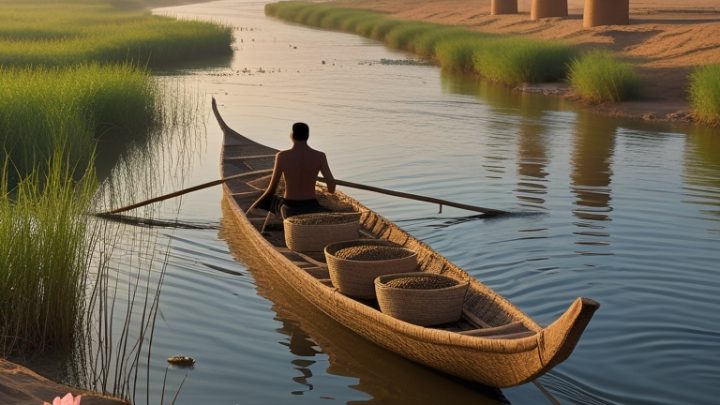 Trójkątny obszar Delty Nilu — miejsce o największym zagęszczeniu ludności na świecie