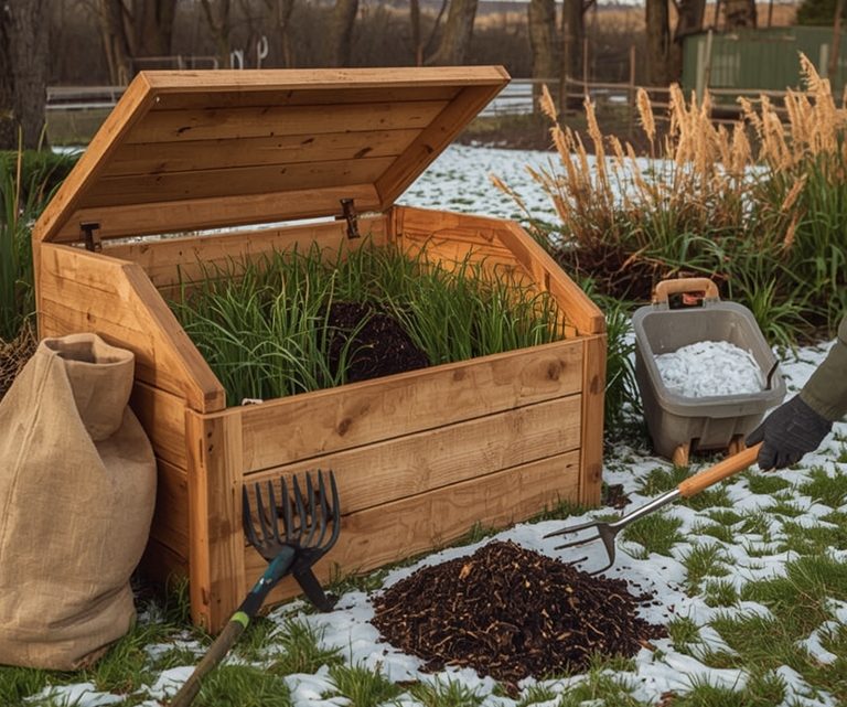 Kompost pod śniegiem – dlaczego trawa obficie odrasta w przedwiośniu
