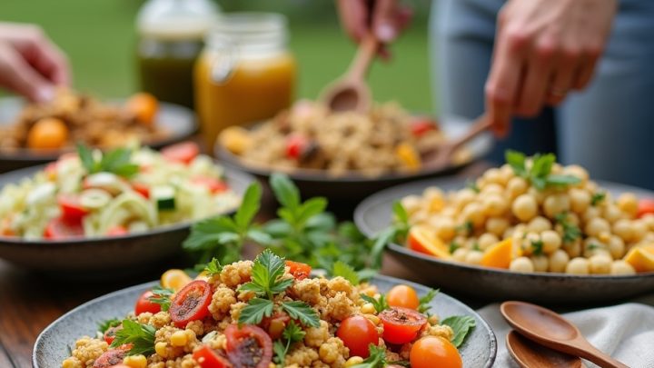 Grillowe zielone propozycje – kolorowe sałatki które oczarują przy ognisku